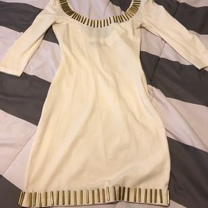 Nasty Gal White fitted dress
